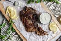 Flat iron steak longhorn sales